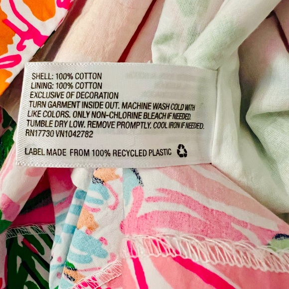 NWT LILLY PULITZER TARGET 20TH ANNIV COLLECTION DRESS & SCARF SET NOSEY POSEY! - Picture 7 of 10